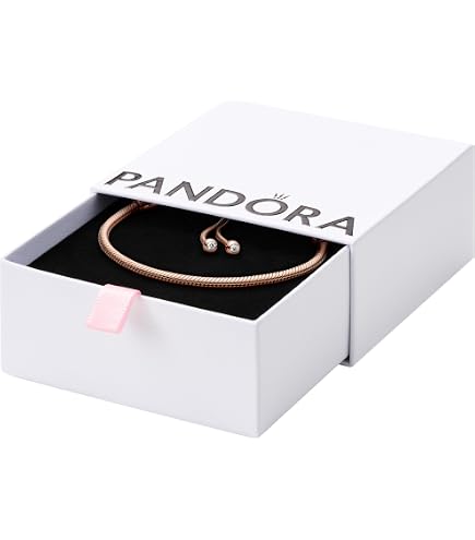 Amazon.com: PANDORA Moments Heart T-Bar Closure Snake Chain
